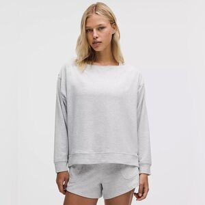 Lululemon Becalm oversized boat neck long sleeve size S / NWT